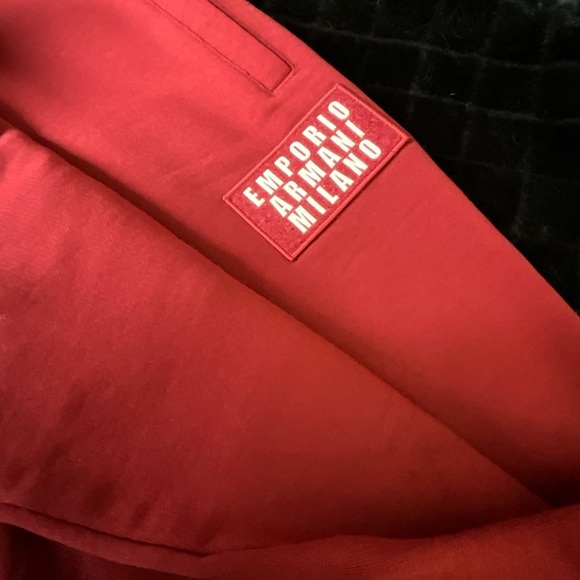 Emporio Armani, burgundy colour, Size large - Picture 4 of 8